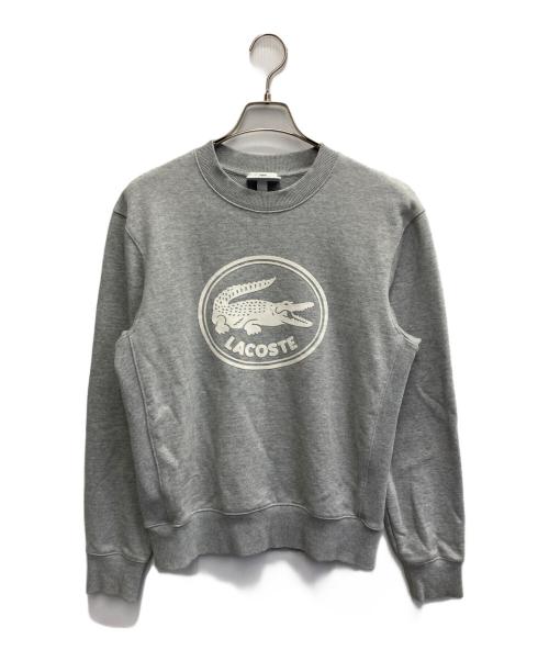 LACOSTE（ラコステ）LACOSTE (ラコステ) 3Dロゴコットンスウェット グレー サイズ:Sの古着・服飾アイテム