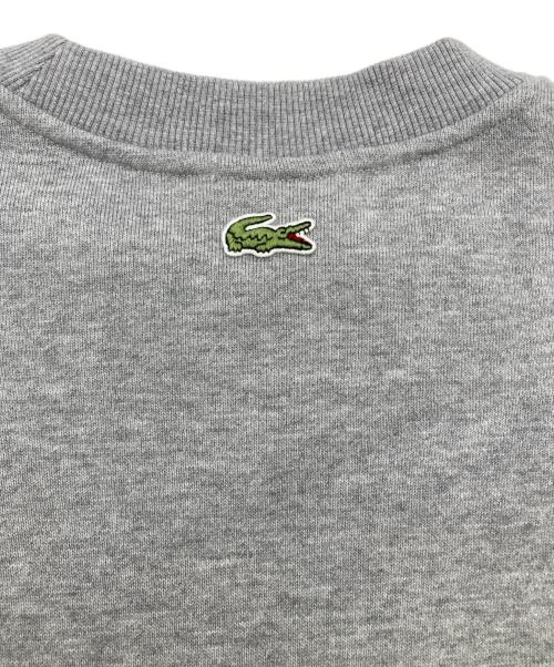 LACOSTE（ラコステ）LACOSTE (ラコステ) 3Dロゴコットンスウェット グレー サイズ:Sの古着・服飾アイテム
