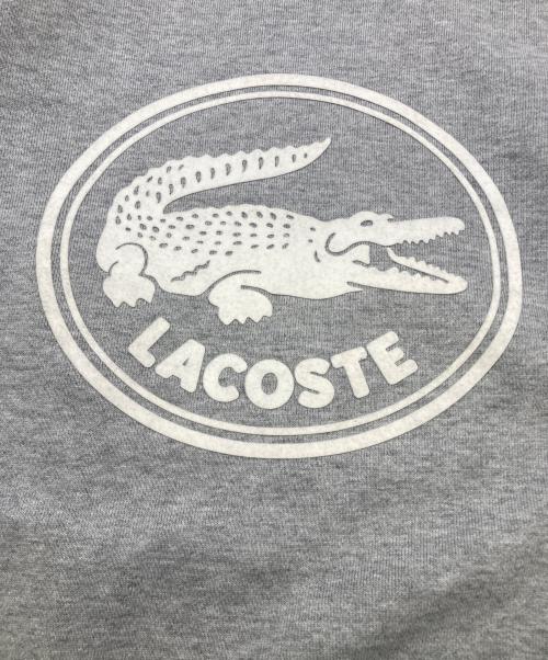 LACOSTE（ラコステ）LACOSTE (ラコステ) 3Dロゴコットンスウェット グレー サイズ:Sの古着・服飾アイテム