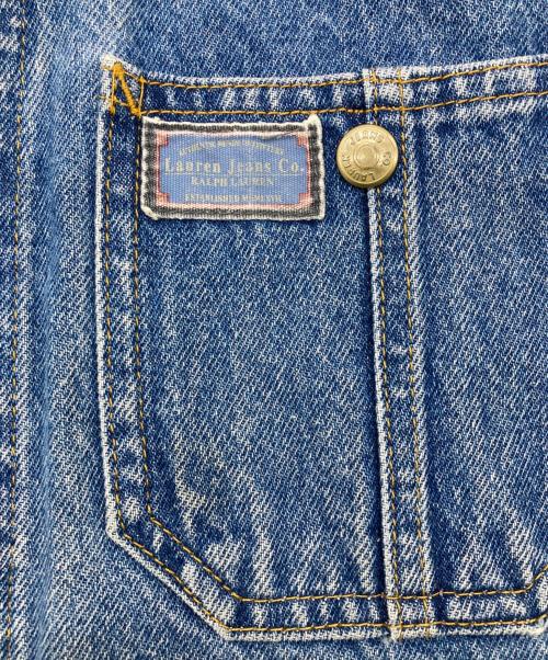 RALPH LAUREN JEANS（ラルフローレンジーンズ）RALPH LAUREN JEANS (ラルフローレンジーンズ) デニムカバーオール インディゴ サイズ:Mの古着・服飾アイテム