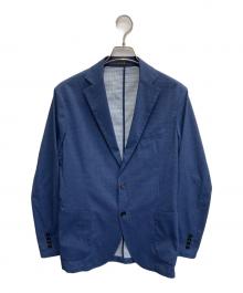 MACKINTOSH LONDON（マッキントッシュ ロンドン）の古着「シアサッカーテーラードジャケット」｜ネイビー