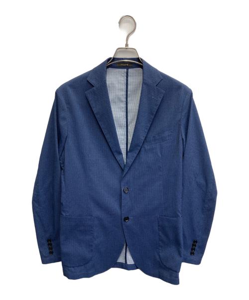 MACKINTOSH LONDON（マッキントッシュ ロンドン）MACKINTOSH LONDON (マッキントッシュ ロンドン) シアサッカーテーラードジャケット ネイビー サイズ:SIZE40の古着・服飾アイテム