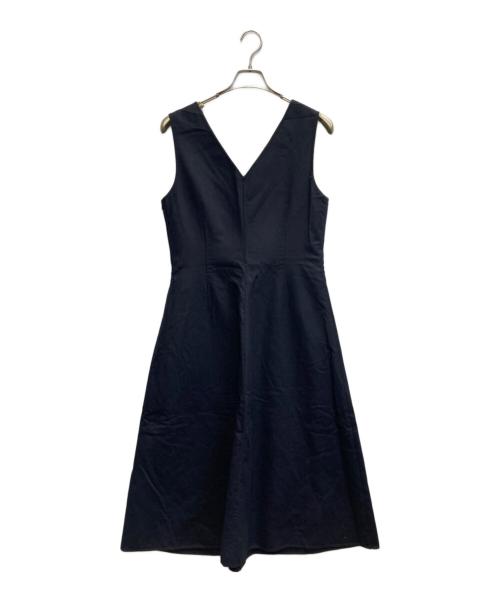 BALLSEY（ボールジィ）BALLSEY (ボールジィ) ミックスミルドジャージー コクーンライクワンピース ネイビー サイズ:36の古着・服飾アイテム