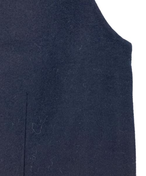 BALLSEY（ボールジィ）BALLSEY (ボールジィ) ミックスミルドジャージー コクーンライクワンピース ネイビー サイズ:36の古着・服飾アイテム