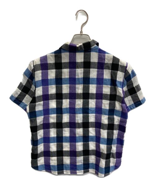Y's（ワイズ）Y's (ワイズ) チェックシャツ パープル サイズ:1の古着・服飾アイテム