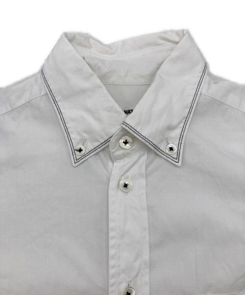 JUNYA WATANABE COMME des GARCONS（(ジュンヤワタナベ コムデギャルソン）JUNYA WATANABE COMME des GARCONS ((ジュンヤワタナベ コムデギャルソン) ボタンダウンシャツ ホワイト サイズ:XSの古着・服飾アイテム
