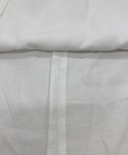ebure（エブール）EBURE (エブール) ハイカウントポプリン デザインブラウス ホワイト サイズ:38の古着・服飾アイテム