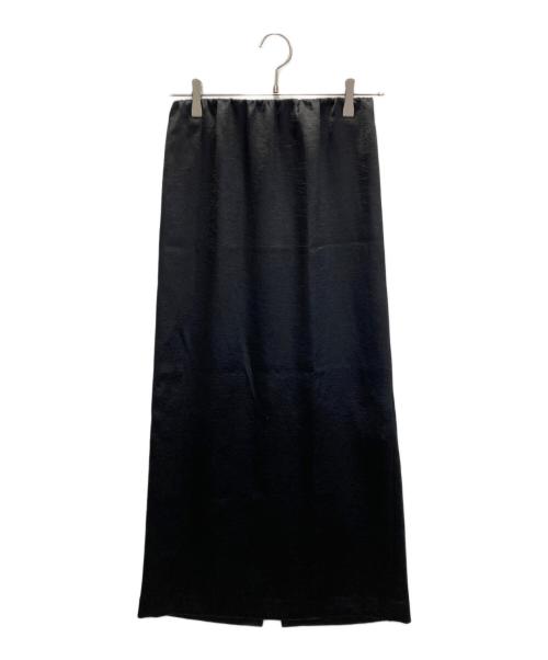 SALON adam et rope'（サロンアダムエロペ）SALON adam et rope' (サロンアダムエロペ) シャイニーナロースカート2 ブラック サイズ:MLの古着・服飾アイテム