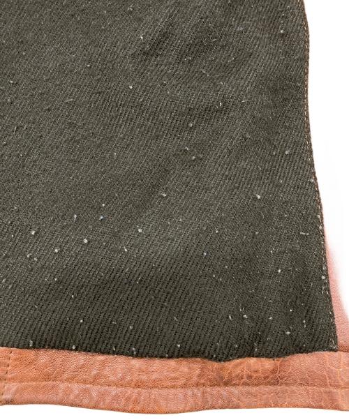 NIZZO（ニッゾ）NIZZO (ニッゾ) レザージャケット ブラウン サイズ:100-82-170の古着・服飾アイテム