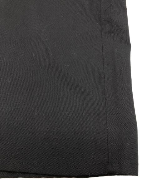 yohji yamamoto+noir（ヨウジヤマモトプリュスノアール）yohji yamamoto+Noir (ヨウジヤマモトプリュスノアール) タックフレアスカート ブラック サイズ:2の古着・服飾アイテム