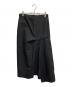 yohji yamamoto+Noir (ヨウジヤマモトプリュスノアール) タックフレアスカート ブラック サイズ:2：15000円