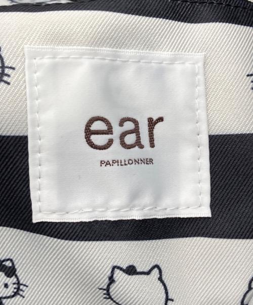 ear PAPILLONNER（イアパピヨネ）ear PAPILLONNER (イアパピヨネ) HELLO KITTY (ハローキティ) 樹脂パーツトート バッグM ブラックの古着・服飾アイテム