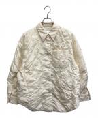 CLANEクラネ）の古着「PADDED CRUMPLY SHIRT JACKET」｜イエロー