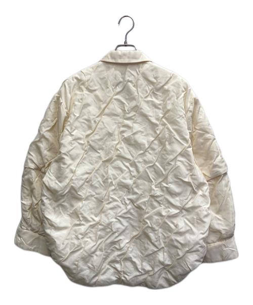 CLANE（クラネ）CLANE (クラネ) PADDED CRUMPLY SHIRT JACKET イエロー サイズ:1の古着・服飾アイテム