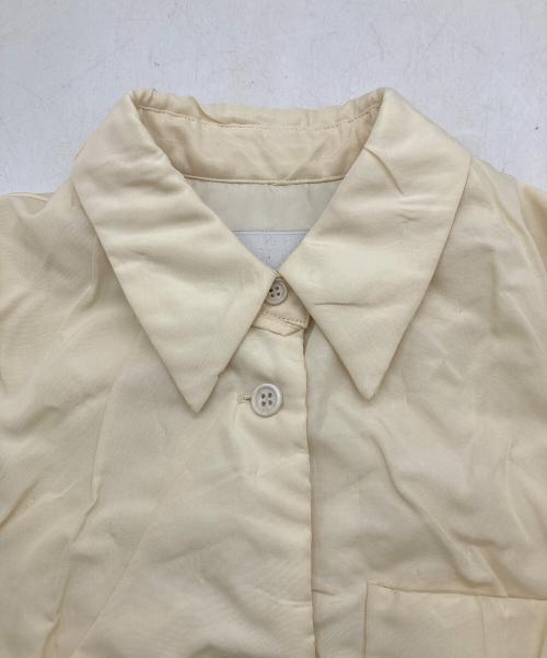 CLANE（クラネ）CLANE (クラネ) PADDED CRUMPLY SHIRT JACKET イエロー サイズ:1の古着・服飾アイテム