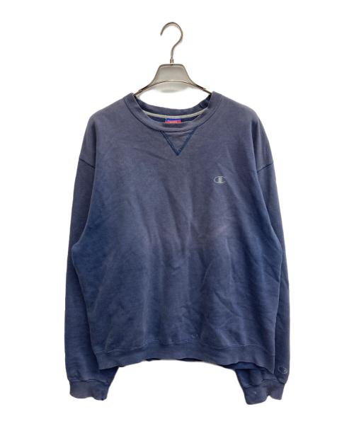 Champion（チャンピオン）Champion (チャンピオン) 刺繍ロゴスウェット ネイビー サイズ:Lの古着・服飾アイテム