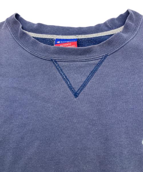 Champion（チャンピオン）Champion (チャンピオン) 刺繍ロゴスウェット ネイビー サイズ:Lの古着・服飾アイテム