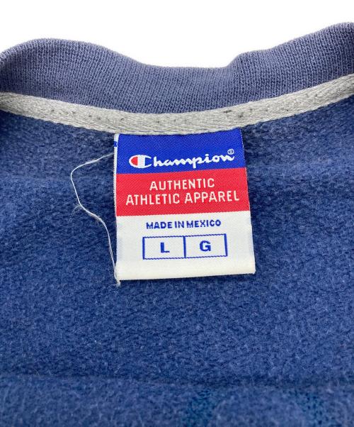 Champion（チャンピオン）Champion (チャンピオン) 刺繍ロゴスウェット ネイビー サイズ:Lの古着・服飾アイテム