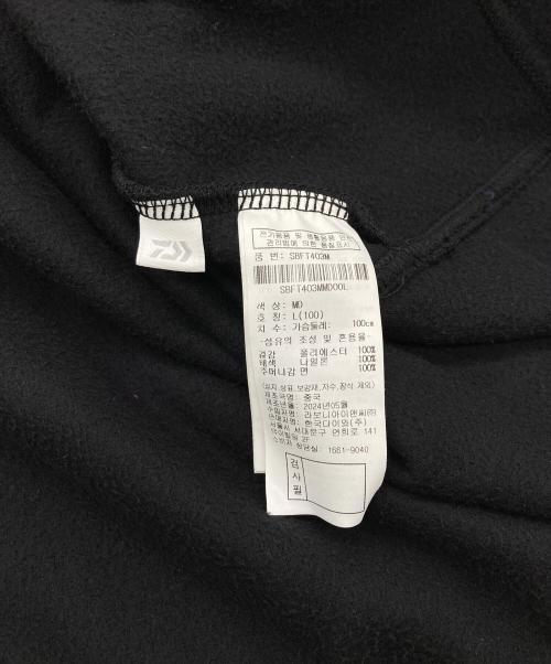 DAIWA（ダイワ）DAIWA (ダイワ) ハーフジップフリースジャケット ブラック サイズ:Lの古着・服飾アイテム