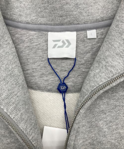DAIWA（ダイワ）DAIWA (ダイワ) ハーフジップスウェット グレー サイズ:Lの古着・服飾アイテム