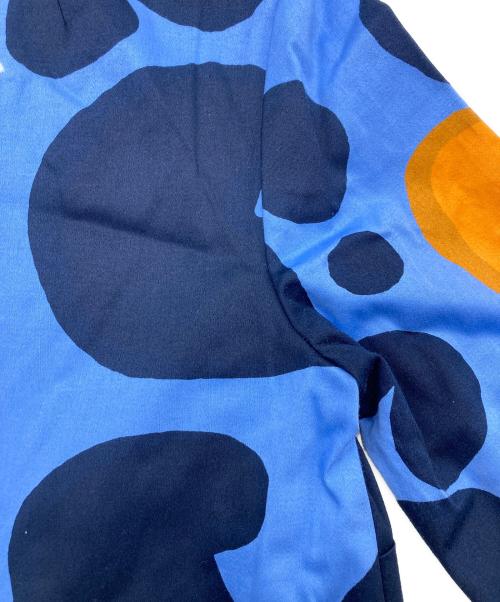 marimekko（マリメッコ）marimekko (マリメッコ) Keidas ワンピース ブルー×ネイビー サイズ:SIZE42の古着・服飾アイテム