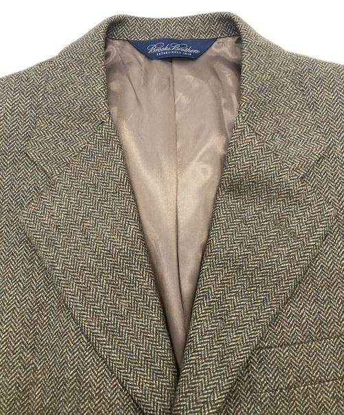 BROOKS BROTHERS（ブルックスブラザーズ）BROOKS BROTHERS (ブルックスブラザーズ) ヘリンボーンテーラードジャケット グリーン サイズ:36の古着・服飾アイテム