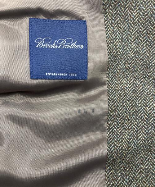 BROOKS BROTHERS（ブルックスブラザーズ）BROOKS BROTHERS (ブルックスブラザーズ) ヘリンボーンテーラードジャケット グリーン サイズ:36の古着・服飾アイテム