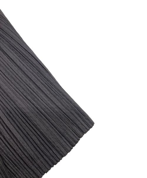 PLEATS PLEASE（プリーツプリーズ）PLEATS PLEASE (プリーツプリーズ) メッシュ レイヤード カーディガン グレー サイズ:3の古着・服飾アイテム