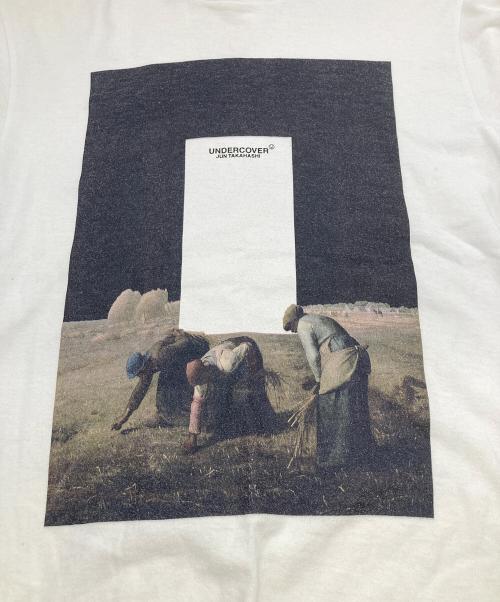 UNDERCOVER（アンダーカバー）UNDERCOVER (アンダーカバー) 落穂拾い プリント アート Tシャツ ホワイト サイズ:Mの古着・服飾アイテム