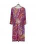 ETRO (エトロ) ペイズリー柄ワンピース ショッキングピンク サイズ:48：7000円