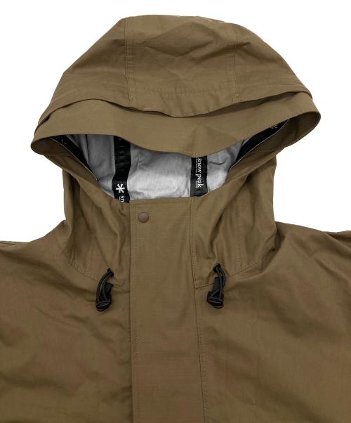 Snow peak（スノーピーク）Snow peak (スノーピーク) TAKIBI FR 3L レイン コート ブラウン サイズ:1の古着・服飾アイテム
