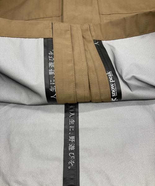 Snow peak（スノーピーク）Snow peak (スノーピーク) TAKIBI FR 3L レイン コート ブラウン サイズ:1の古着・服飾アイテム