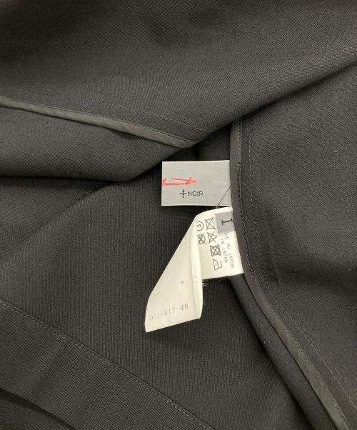 yohji yamamoto+noir（ヨウジヤマモトプリュスノアール）yohji yamamoto+noir (ヨウジヤマモトプリュスノアール) 18SS　ウールギャバジンテーラードジャケット ブラック サイズ:1の古着・服飾アイテム