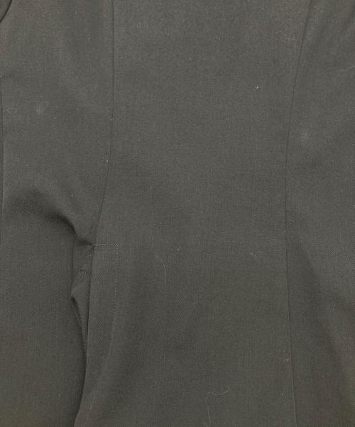 yohji yamamoto+noir（ヨウジヤマモトプリュスノアール）yohji yamamoto+noir (ヨウジヤマモトプリュスノアール) 18SS　ウールギャバジンテーラードジャケット ブラック サイズ:1の古着・服飾アイテム