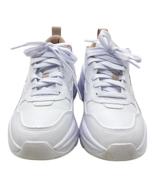 PUMA（プーマ）PUMA (プーマ) ローカットスニーカー/シリア ウェッジ GR ホワイト サイズ:24の古着・服飾アイテム