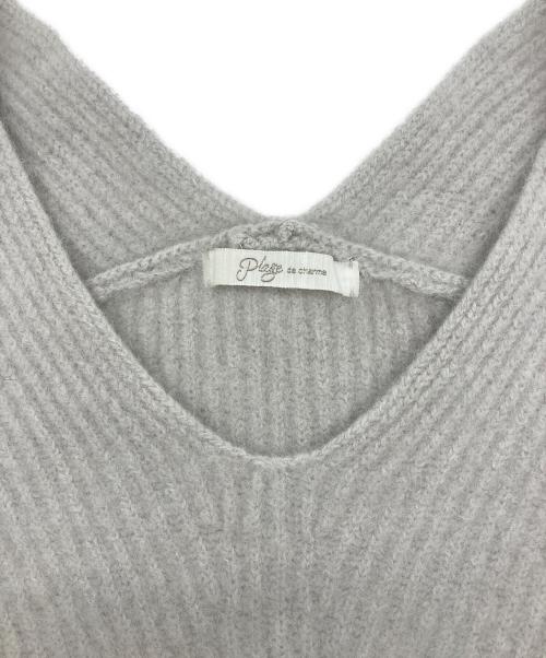 Plage（プラージュ）Plage (プラージュ) FurアゼVネックプルオーバー グレー サイズ:FREEの古着・服飾アイテム