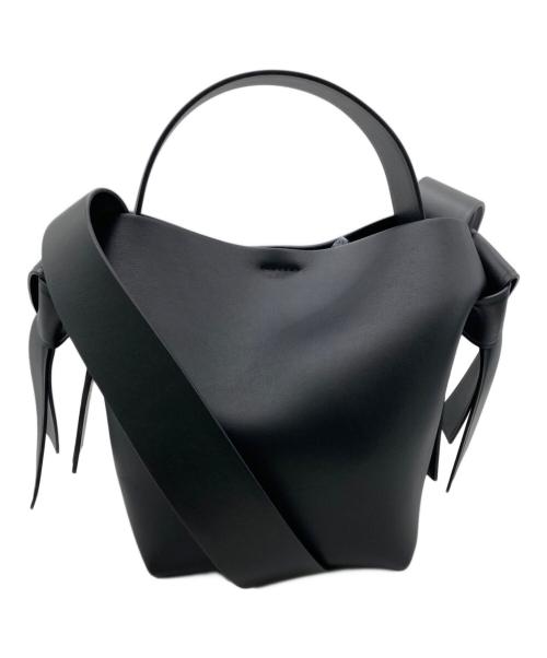 Acne studios（アクネ ストゥディオズ）Acne studios (アクネ ストゥディオズ) MUSUBI MINI SHOULDER BAG ブラックの古着・服飾アイテム