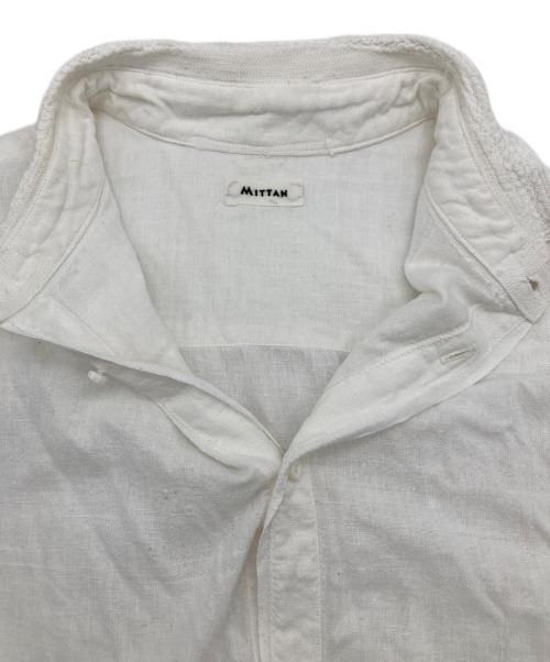 MITTAN（ミッタン）MITTAN (ミッタン) コットンカディシャツ ホワイト サイズ:4の古着・服飾アイテム