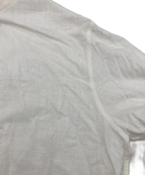 MITTAN（ミッタン）MITTAN (ミッタン) コットンカディシャツ ホワイト サイズ:4の古着・服飾アイテム