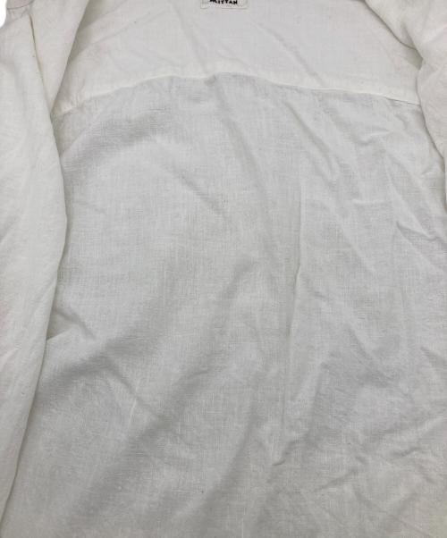 MITTAN（ミッタン）MITTAN (ミッタン) コットンカディシャツ ホワイト サイズ:4の古着・服飾アイテム