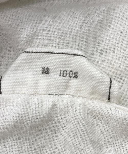 MITTAN（ミッタン）MITTAN (ミッタン) コットンカディシャツ ホワイト サイズ:4の古着・服飾アイテム