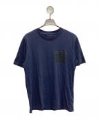 Maison Margielaメゾンマルジェラ）の古着「ステレオタイプ ロゴTシャツ」｜ネイビー
