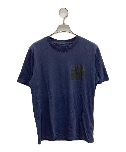 Maison Margiela（メゾンマルジェラ）Maison Margiela (メゾンマルジェラ) ステレオタイプ ロゴTシャツ ネイビー サイズ:48の古着・服飾アイテム