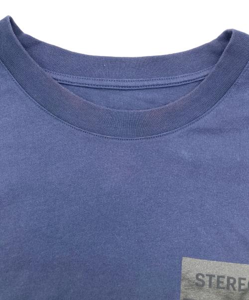 Maison Margiela（メゾンマルジェラ）Maison Margiela (メゾンマルジェラ) ステレオタイプ ロゴTシャツ ネイビー サイズ:48の古着・服飾アイテム