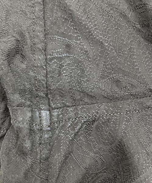 BLACK COMME des GARCONS（ブラックコムデギャルソン）BLACK COMME des GARCONS (ブラックコムデギャルソン) ペイズリー刺繍キュプラロングシャツ ブラック サイズ:Lの古着・服飾アイテム