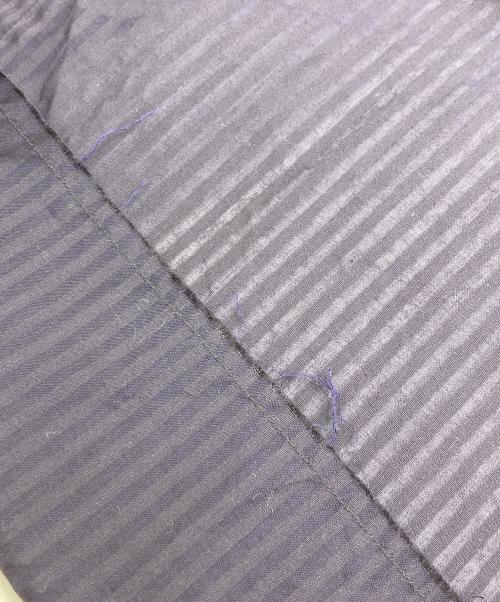 Maison Margiela（メゾンマルジェラ）Maison Margiela (メゾンマルジェラ) 20SS　カットオフオープンカラーシャツ ネイビー サイズ:39の古着・服飾アイテム
