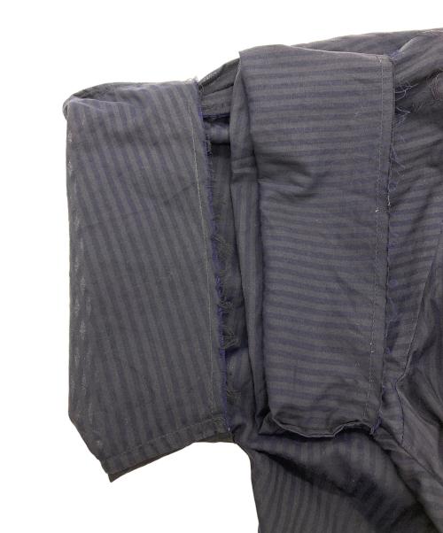 Maison Margiela（メゾンマルジェラ）Maison Margiela (メゾンマルジェラ) 20SS　カットオフオープンカラーシャツ ネイビー サイズ:39の古着・服飾アイテム