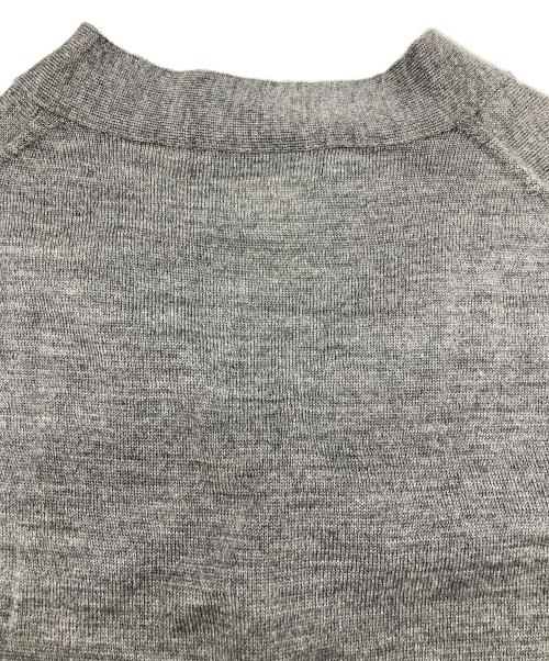 COMME des GARCONS HOMME DEUX（コムデギャルソン オム ドゥ）COMME des GARCONS HOMME DEUX (コムデギャルソン オム ドゥ) ウールニットベスト グレー×ブラック サイズ:Mの古着・服飾アイテム