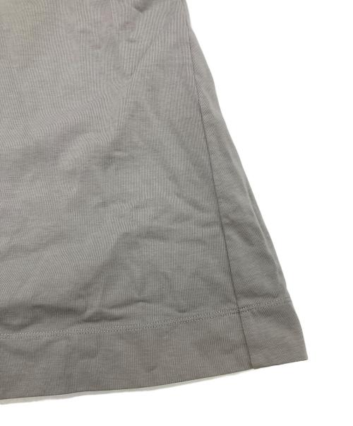 SALOANE（スローン）SALOANE (スローン) コットン天竺フレンチスリーブ ワンピース グレー サイズ:2の古着・服飾アイテム