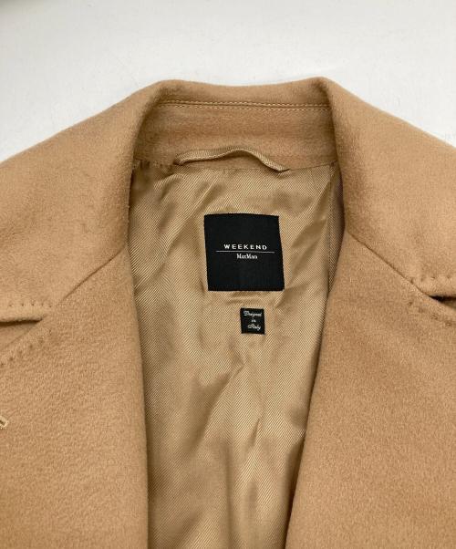 WEEKEND Max Mara（ウィークエンド マックスマーラ）Weekend Max Mara (ウィークエンド マックスマーラ) RESINA /ウールコート ベージュ サイズ:40の古着・服飾アイテム